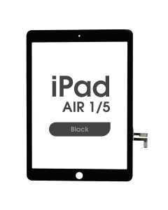 Aftermarket - Glass and Digitizer Touch Panel for iPad Air 1 / iPad 5 (Black)
