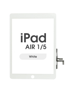 Aftermarket - Glass and Digitizer Touch Panel for iPad Air 1 / iPad 5 (White)