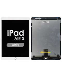 Premium Refurbished - Glass and Digitizer Full LCD Assembly for iPad Air 3 (White)