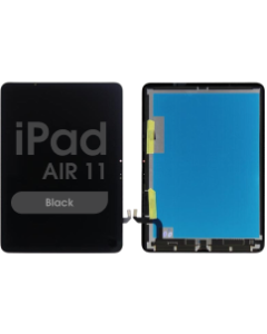 Premium Refurbished - Glass and Digitizer Complete LCD Assembly for iPad Air 11 (Black)
