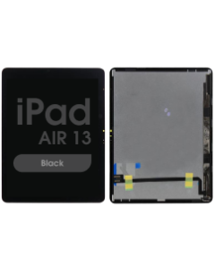 Premium Refurbished - Glass and Digitizer Complete LCD Assembly for iPad Air 13 (Black)