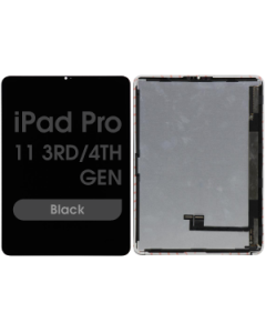 Premium Refurbished - Glass and Digitizer Complete LCD Assembly for iPad Pro 11 3rd Gen (2021) / 4th Gen (2022) (Black)