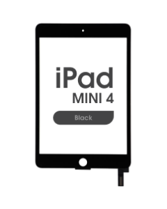 Aftermarket - Glass and Digitizer Touch Panel for iPad Mini 4 (Black)