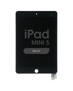 FX5 Fused - LCD Glass and Digitizer Complete Assembly w/ Pre-installed Sleep / Wake Flex for iPad Mini 5 (Black)