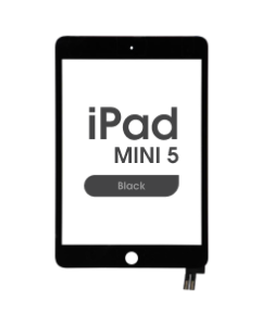Aftermarket - Glass and Digitizer Touch Panel for iPad Mini 5 (Black)