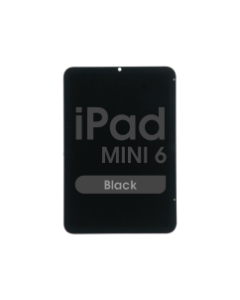 Premium Refurbished - Glass and Digitizer Complete LCD Assembly for iPad Mini 6 (Black)