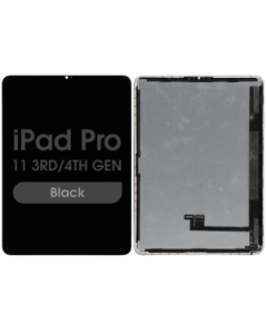Aftermarket - Glass and Digitizer Complete LCD Assembly for iPad Pro 11 3rd Gen (2021) / 4th Gen (2022) (Black)