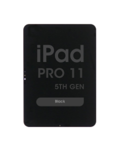 Premium Refurbished - Glass and Digitizer Complete LCD Assembly for iPad Pro 11 5th Gen (2024) (Black)