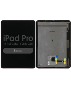 FX5 Fused - Glass and Digitizer Complete LCD Assembly for iPad Pro 11 1st Gen / iPad Pro 11 2nd Gen (Black)