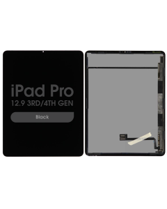 FX5 Fused - LCD Glass and Digitizer Complete Assembly for iPad Pro 12.9 3rd Gen / iPad Pro 12.9 4th Gen (Black) - Injured Gadgets