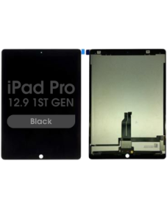 Premium Refurbished – Glass and Digitizer Complete LCD Assembly for iPad Pro 12.9 1st Gen w/ Daughterboard (Black)