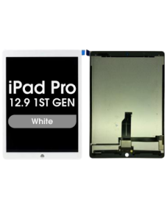 Premium Refurbished – Glass and Digitizer Full LCD Assembly for iPad Pro 12.9 1st Gen w/ Daughterboard (White)