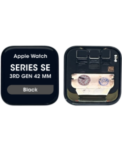 OEM Pull - OLED Screen and Touch Screen Digitizer Assembly for Apple Watch Series SE (3rd Gen) (44mm) (Black)