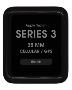 OLED Screen and Digitizer Assembly for Apple Watch Series 3 (38 mm) (Cellular / GPS)
