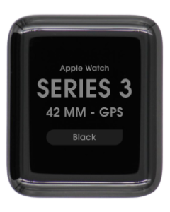 OEM Pull - OLED Screen and Digitizer Assembly for Apple Watch Series 3 (42 mm) ( GPS) (Grade C)
