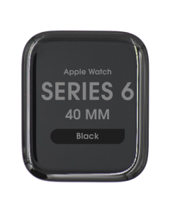 OEM Pull - OLED Screen and Digitizer Assembly for Apple Watch Series 6 (40 mm) (Grade B Plus) (Black)