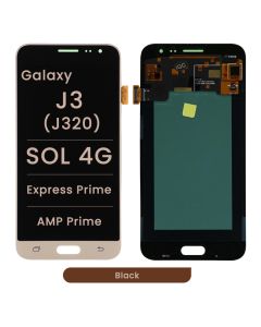 LCD Screen and Digitizer Assembly for Samsung Galaxy J3 (J320) (No Frame) (Gold)