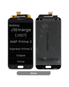 LCD Screen and Digitizer Assembly for Samsung Galaxy J3 Emerge (J327) / AMP Prime 2 / Express Prime 2 / Eclipse / Prime (No Frame) (Silver)