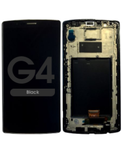 LCD Screen and Digitizer Assembly w/ Frame for LG G4 (Black)