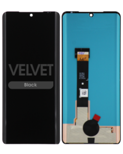Refurbished - OLED Screen and Digitizer Assembly for LG Velvet (G9) (No Frame) (Black)
