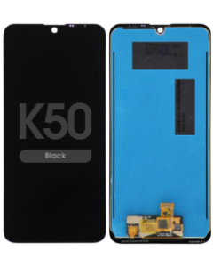 LCD Screen and Digitizer Assembly for LG K50 (No Frame) (Black)
