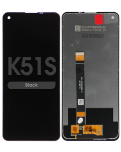 Refurbished - LCD Screen and Digitizer Assembly for LG K51S (No Frame) (Black)