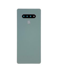 Back Door Battery Cover w/ Fingerprint Scanner for LG Stylo 6 (White)