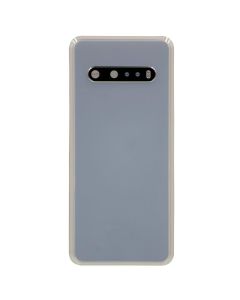 Back Door Battery Cover w/ Rear Camera Lens for LG V60 (White)