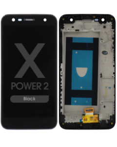 LCD Screen and Digitizer Assembly w/ Frame for LG X Power 2 (Black)