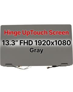 13.3" Touch Hinge Up Screen Assembly LCD FHD 1920x1080 Silver For Latitude 5310 2-in-1 