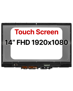 14" Touch Screen Assembly LCD FHD 1920x1080 For Dell Inspiron 14 5000 5482 5485 5491 2-In-1 P93G