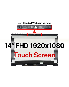 14" Touch Screen Assembly LCD FHD 1920x1080 For HP Pavilion X360 14-EK (No Webcam Slider)