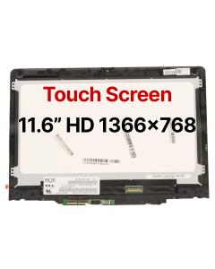 11.6" Touch Screen Assembly LCD HD 1366x768 For Lenovo Thinkpad 11e Yoga Gen 6 (Type 20SE 20SF)