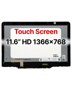 11.6" Touch Screen Assembly LCD HD 1366x768  For Lenovo 300e Yoga Chromebook Gen 4 (11.6" models)