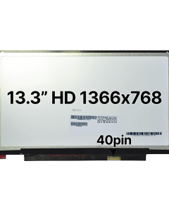 13.3" HD Laptop LCD 1366x768 40pin BRHS Slim Side Tabs Matte 