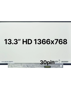 13.3" HD Laptop LCD 1366x768 30pin BRHS Slim No Tabs Matte 