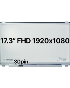 17.3" FHD Laptop LCD 1920x1080 30pin BLHS Slim Top & Bottom Tabs Matte 