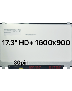 17.3" HD+ Laptop LCD 1600x900 30pin BLHS Slim Top & Bottom Tabs Glossy 