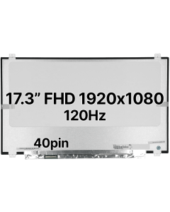 17.3" FHD Laptop LCD 1920x1080 40pin BLHS 120hz Slim Top & Bottom Tabs Glossy 