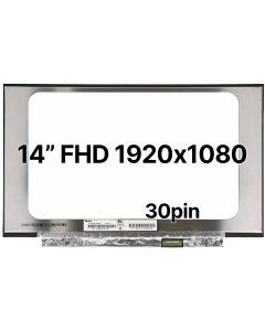 14" FHD Laptop LCD 1920x1080 30pin BRHS Nano Edge No Tabs Matte 