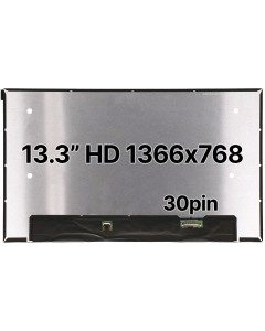 13.3" HD Laptop LCD 1366x768 30pin BRHS Nano Edge No Tabs Matte