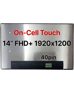 14" FHD+ Laptop LCD 1920x1200 40pin BRHS On-Cell Touch Nano Edge No Tabs Matte