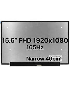 15.6" FHD Laptop LCD 1920x1080 Narrow 40pin BRHS 165Hz Nano Edge No Tabs Matte 