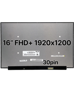 16" FHD+ Laptop LCD 1920x1200 30pin BRHS Nano Edge No Tabs Matte 