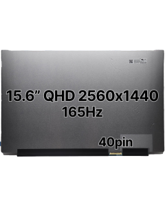 15.6" QHD Laptop LCD 2560x1440 40pin BRHS 165hz Nano Edge No Tabs Matte 