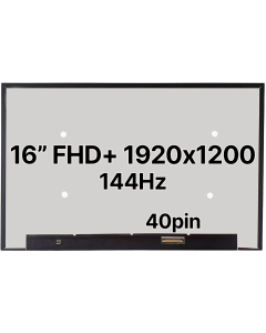 16" FHD+ Laptop LCD 1920x1200 40pin BRHS 144hz Slim No Tabs Matte 