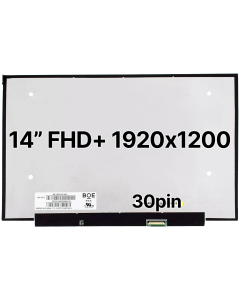 14" FHD+ Laptop LCD 1920x1200 30pin BRHS Nano Edge No Tabs Matte 
