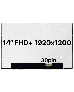 14" FHD+ Laptop LCD 1920x1200 30pin BRHS Nano Edge No Tabs Matte