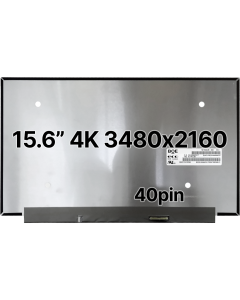 15.6" 4K Laptop LCD 3480x2160 40pin BRHS Nano Edge No Tabs Matte