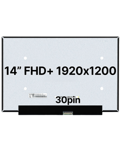 14" FHD+ Laptop LCD 1920x1200 30pin BRHS Nano Edge No Tabs Matte